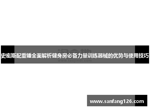 史密斯配重锤全面解析健身房必备力量训练器械的优势与使用技巧